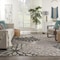 Homeroots 7 x 10 ft. Silver & Gray Indoor & Outdoor Area Rug 384706 - alternate 2